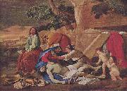 Nicolas Poussin Beweinung Christi oil painting on canvas